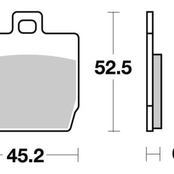 Sbs Brakepads HM Scooter