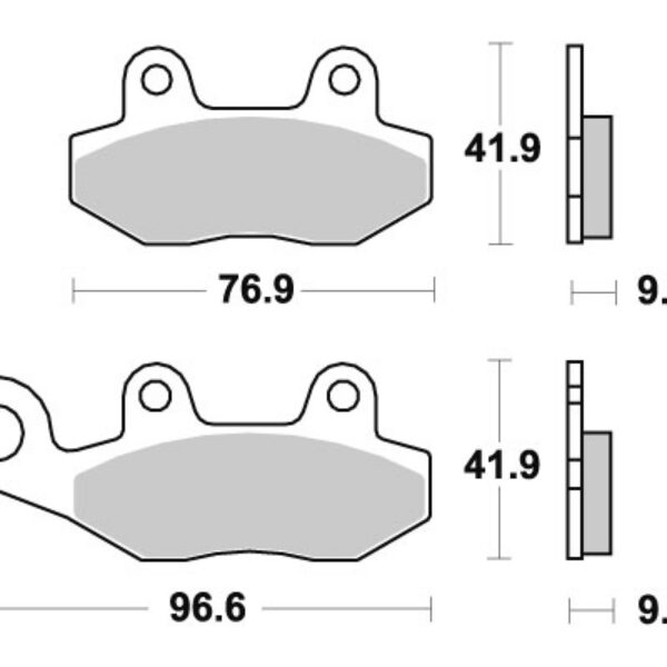 Sbs Brakepads Carbon Tech