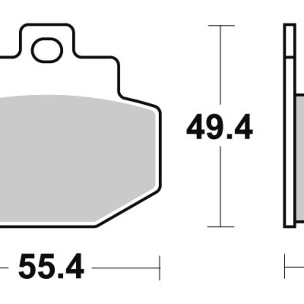 Sbs Brakepads Ceramic (772HF)