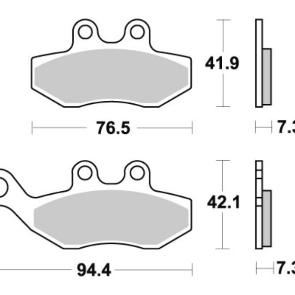 Sbs Brakepads Carbon Tech