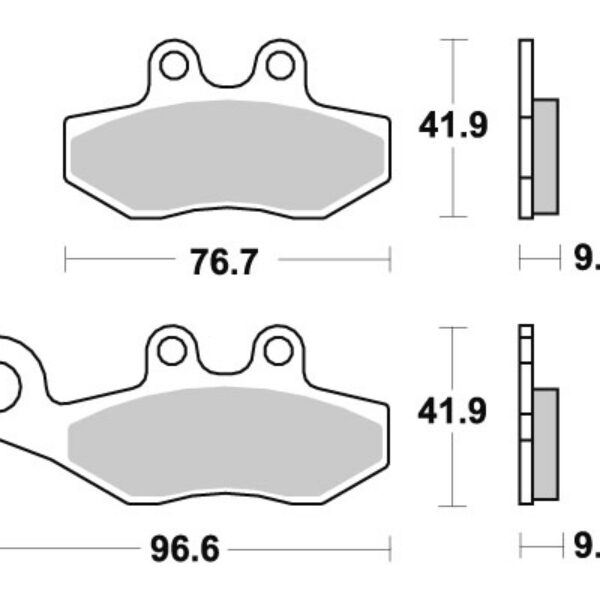 Sbs Brakepads Ceramic (786HF)