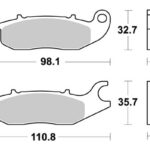 Sbs Brakepads Ceramic (797HF)