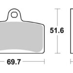 Sbs Brakepads Maxi Sinter (821HS)