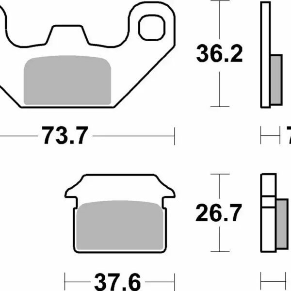 Sbs Brakepads Ceramic