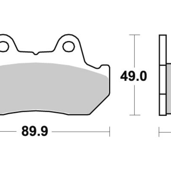 Sbs Brakepads Carbon Tech rear