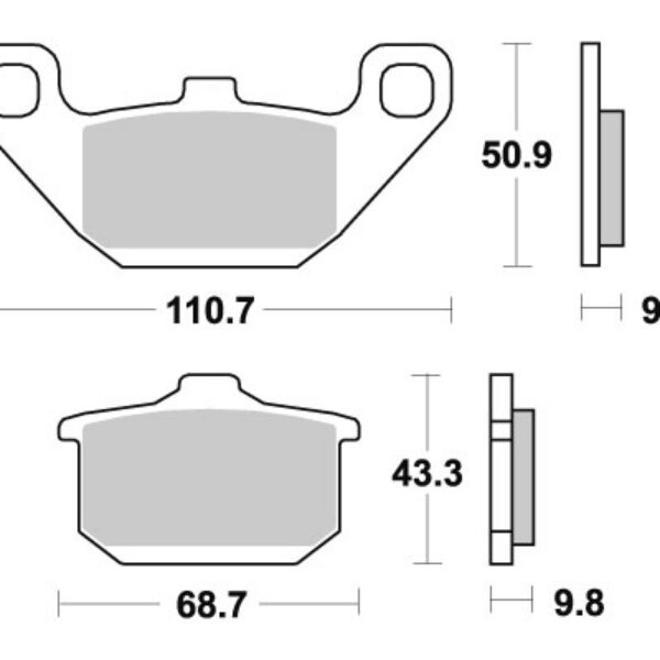 Sbs Brakepads Ceramic