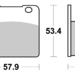 Sbs Brakepads Sintered rear