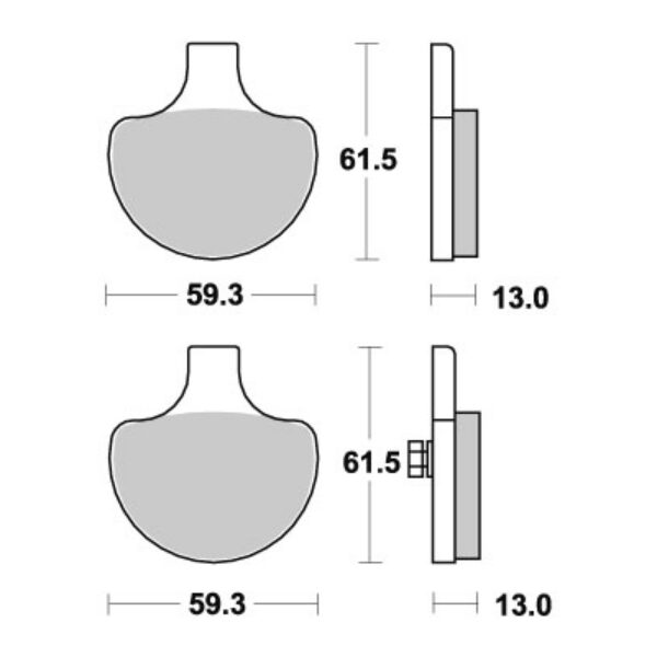 Sbs Brakepads Carbon Tech