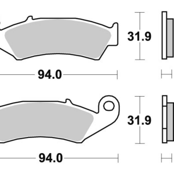 Sbs Brakepads Racing Sintered