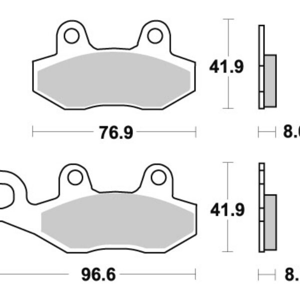 Sbs Brakepads Racing Sintered
