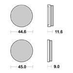 Sbs Brakepads Ceramic rear