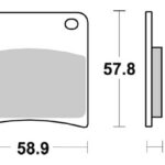 Sbs Brakepads Sintered rear