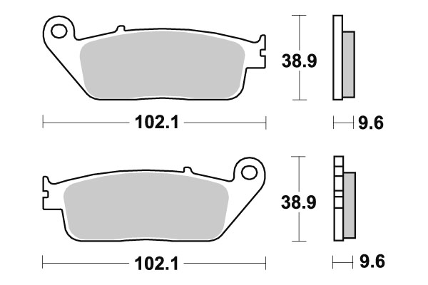 Sbs Brakepads Sintered with 23-700HS