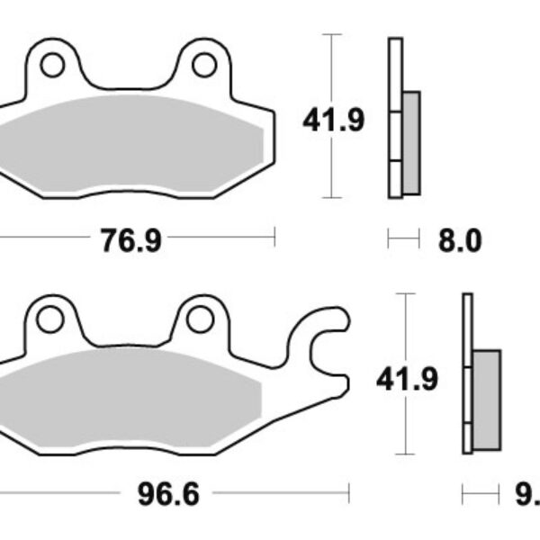 Sbs Brakepads Racing Sintered
