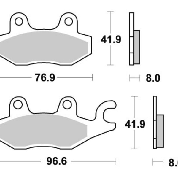 Sbs Brakepads Racing Sintered
