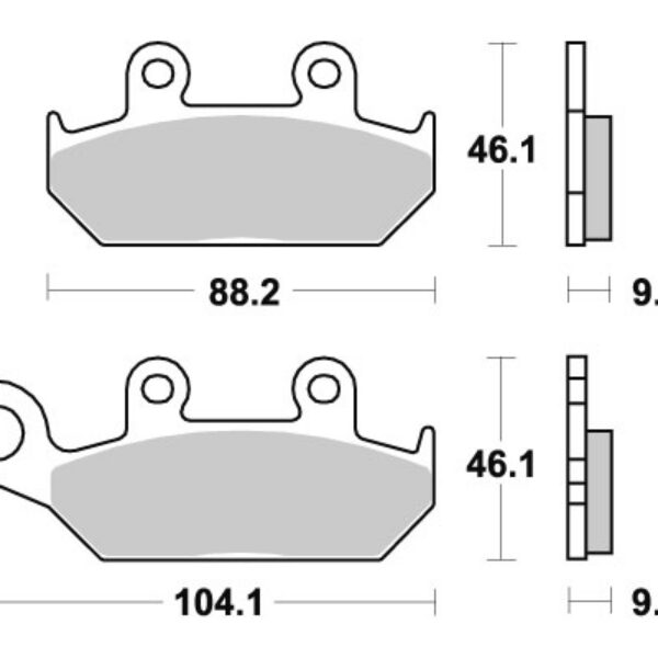 Sbs Brakepads Ceramic