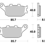 Sbs Brakepads Sintered rear
