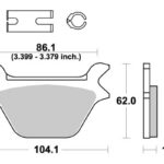 Sbs Brakepads Sintered rear
