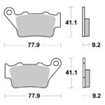Sbs Brakepads Sintered rear