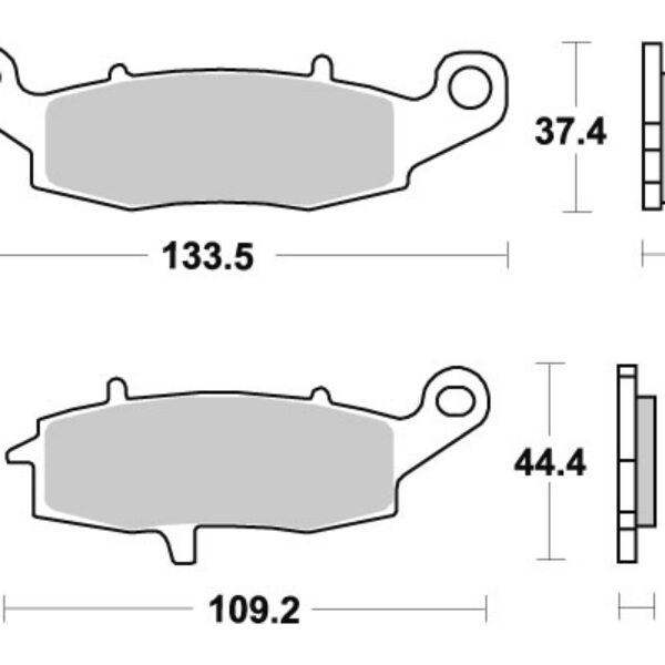 Sbs Brakepads Sintered