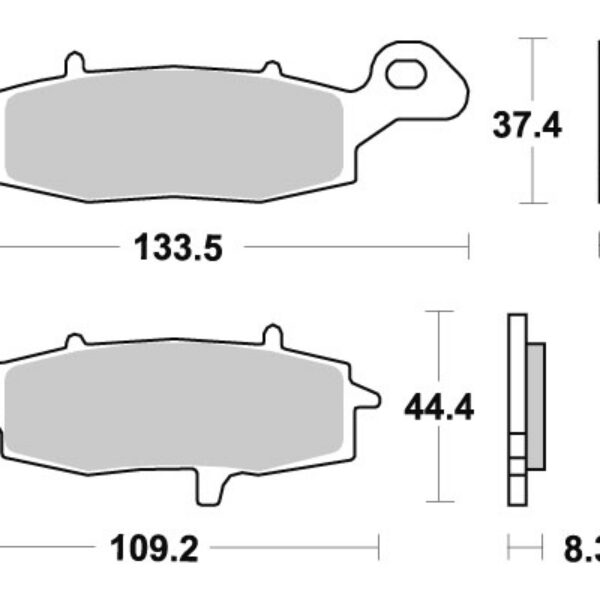 Sbs Brakepads Sintered