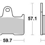 Sbs Brakepads Sintered rear