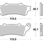 Sbs Brakepads Sintered rear