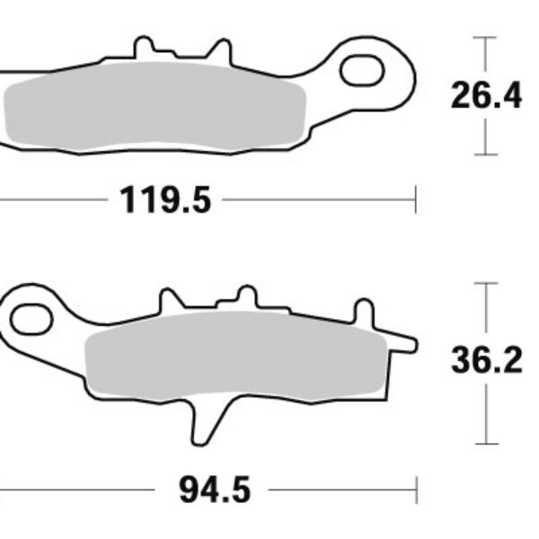 Sbs Brakepads Sintered Offroad