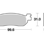 Sbs Brakepads Sintered rear