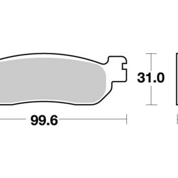 Sbs Brakepads Sintered rear
