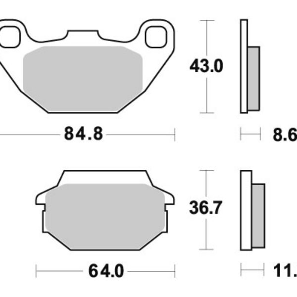 Sbs Brakepads Ceramic