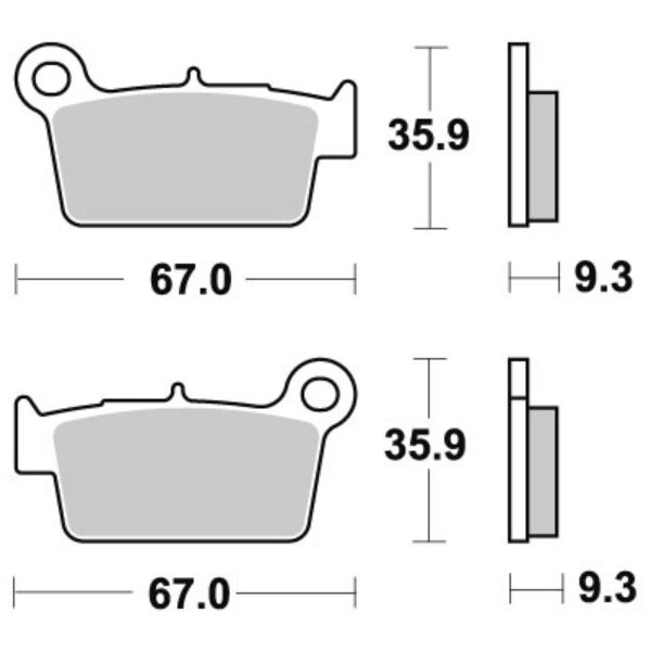 Sbs Brakepads Ceramic