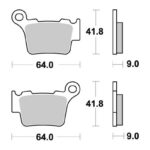 Sbs Brakepads Carbon Silver