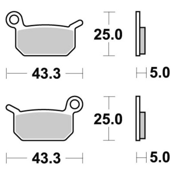 Sbs Brakepads Racing Sintered