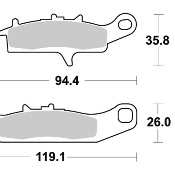 Sbs Brakepads Racing Sintered