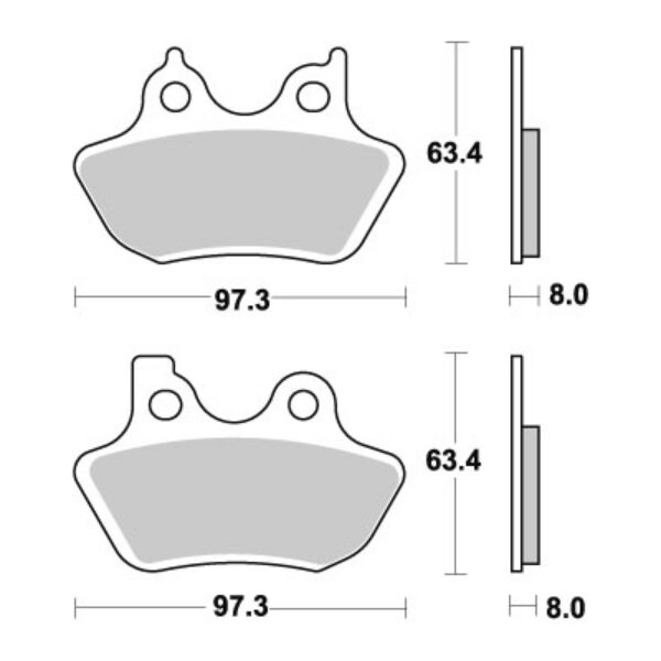 Sbs Brakepads Carbon Tech