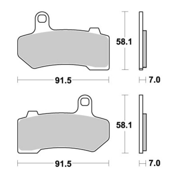 Sbs Brakepads Carbon Tech