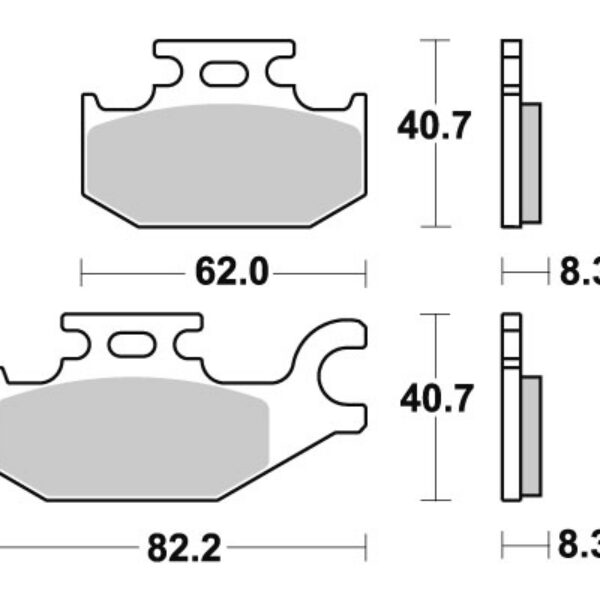 Sbs Brakepads Racing Sintered