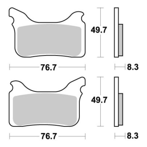 Sbs Brakepads Sintered