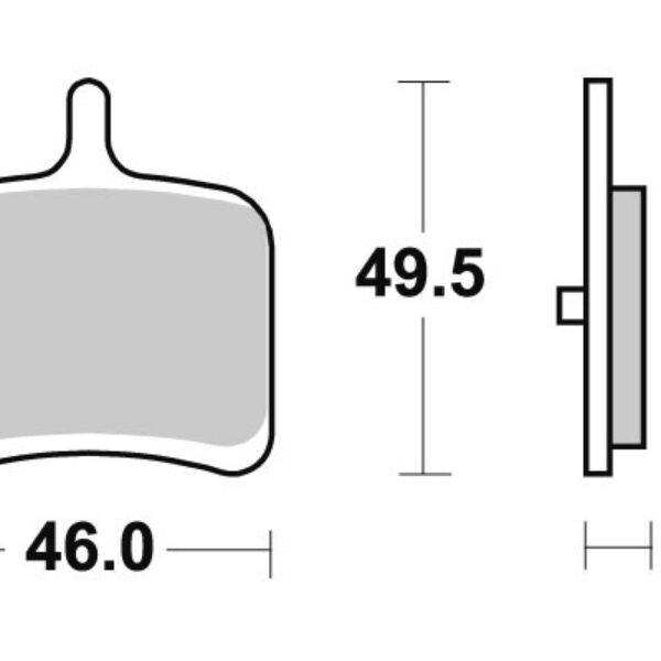 Sbs Brakepads Sintered rear