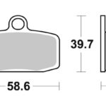 Sbs Brakepads Carbon Silver