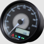 Daytona Velona 80 speedometer 0-200KM/H black