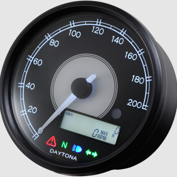 Daytona Velona 80 speedometer 0-200KM/H black