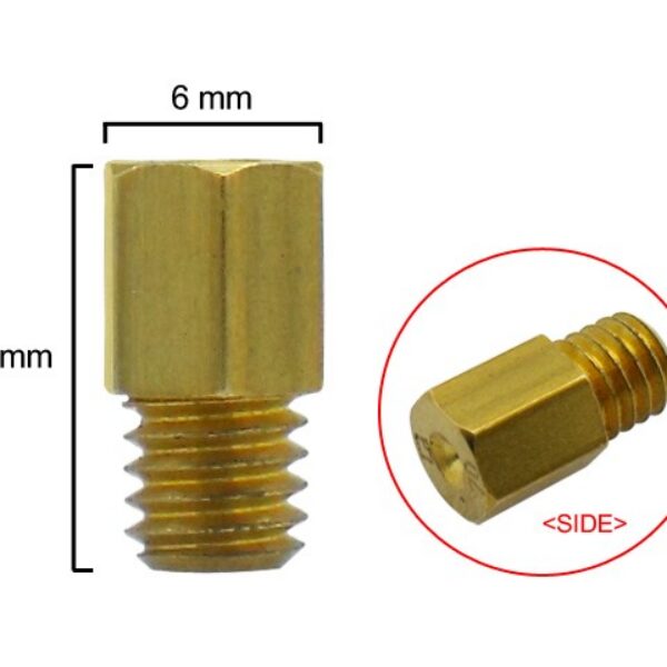 Main Jet # 100 Hex Fits: Mikuni