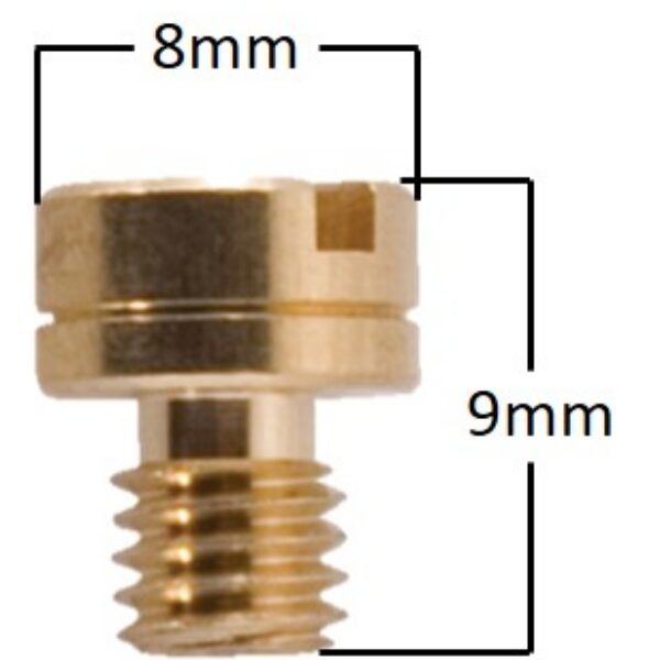 Main Jet # 125 Round Fits: Mikuni