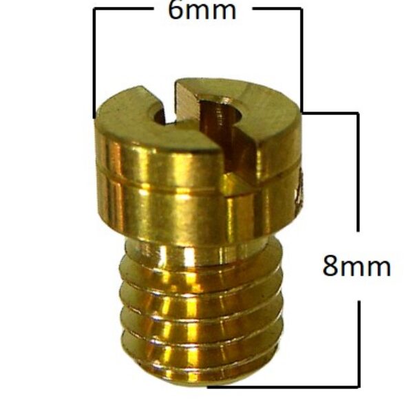 Main Jet # 65 Round small M5 Fits: Keihin