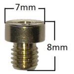 Main Jet # 112 Round 5mm Fits: Dellorto