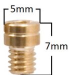 Main Jet # 100 Round M4 Fits: Keihin