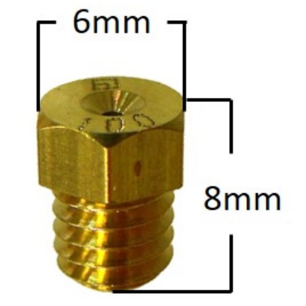 Main Jet # 80 Hex small Fits: Mikuni