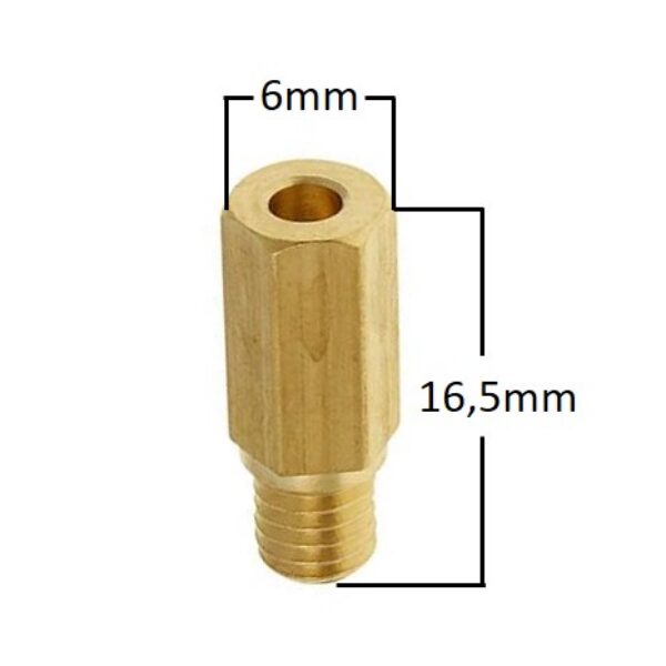 Main Jet # 155 Hex Fits: Keihin